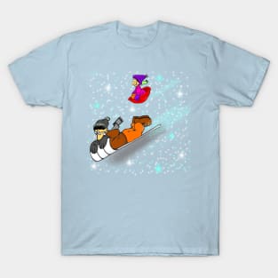 Sledding fun T-Shirt